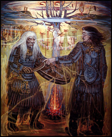 Посвящение в шаманы у разных народов Сибири